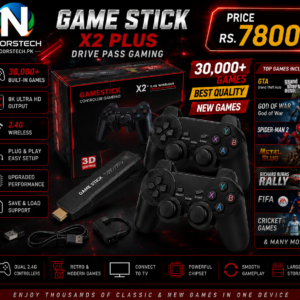 X2 plus 4K Wireless Retro Game Stick - 40,000+ Games, 45+ Emulators, 64GB