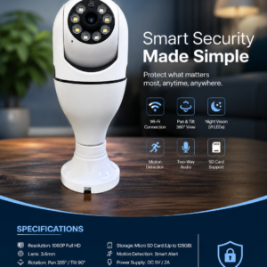 Bulb Holder ptz V380 pro camera FULL HD 2  Mp