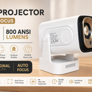 HY260 Pro Native 1080P Smart Projector – Auto Focus Short Throw