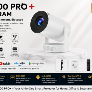 HY300 Pro + 4/64 rame rome Smart Home Cinema: Android 14, , Dual WiFi 6