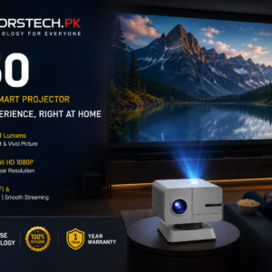 P50 4K Smart Projector – 800 ANSI Lumens Android 14 Portable Home Theater