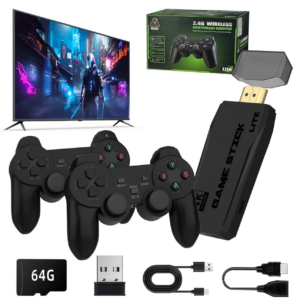 M33 4K Wireless Retro Game Stick - 40,000+ Games, 45+ Emulators, 64GB